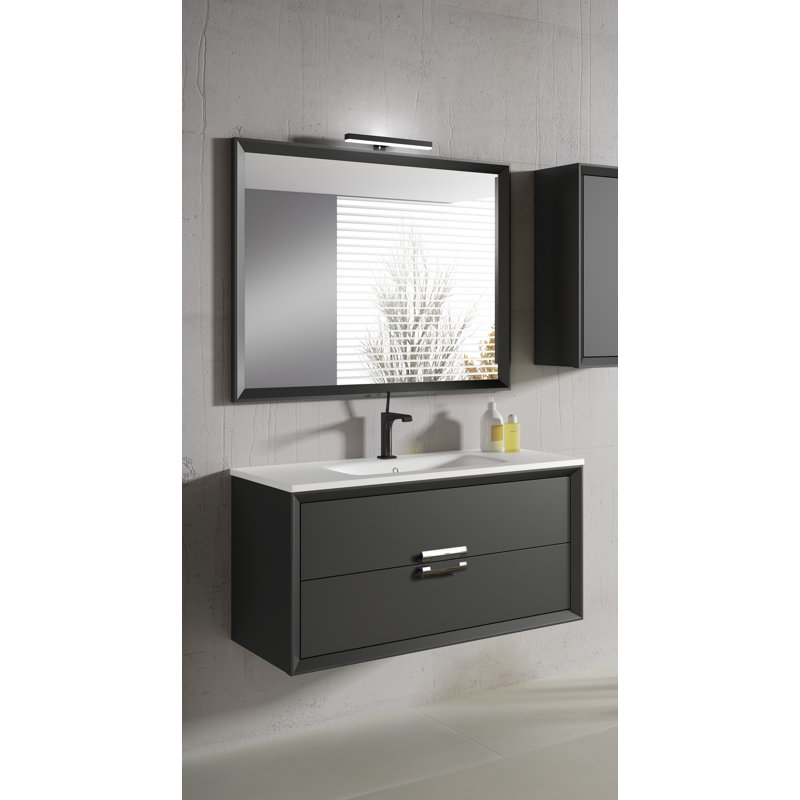 Orren Ellis Zak 32" WallMounted Single Bathroom Vanity Set Wayfair